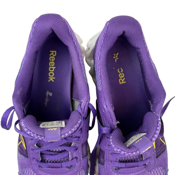 Reebok Zig Tech Shark Sneakers Purple Shoes Women’s Size 8 - Picture 10 of 12